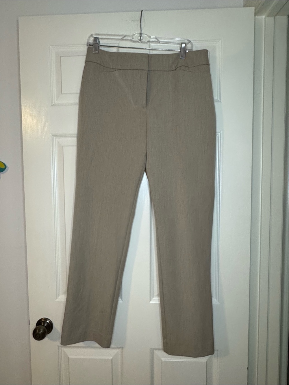 Ann Taylor Factory Straight Leg Trousers — Taupe